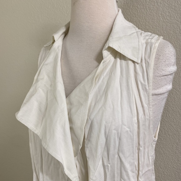 Bar III Cream‎ Layering Sleeveless Long Top - Picture 2 of 4